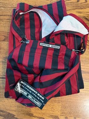 South Carolina Gamecocks Game Bibs Men’s Garnet and Black Striped Pants